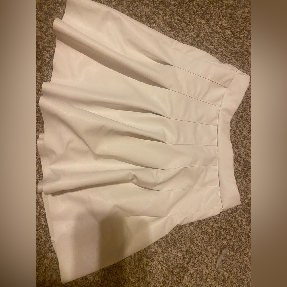 Leather skirt